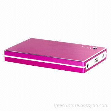 Recyclable power supply, 10,000mAh high capacity for iPad emergency power supply